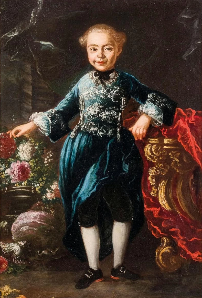 Ritratto di giovane in veste blu